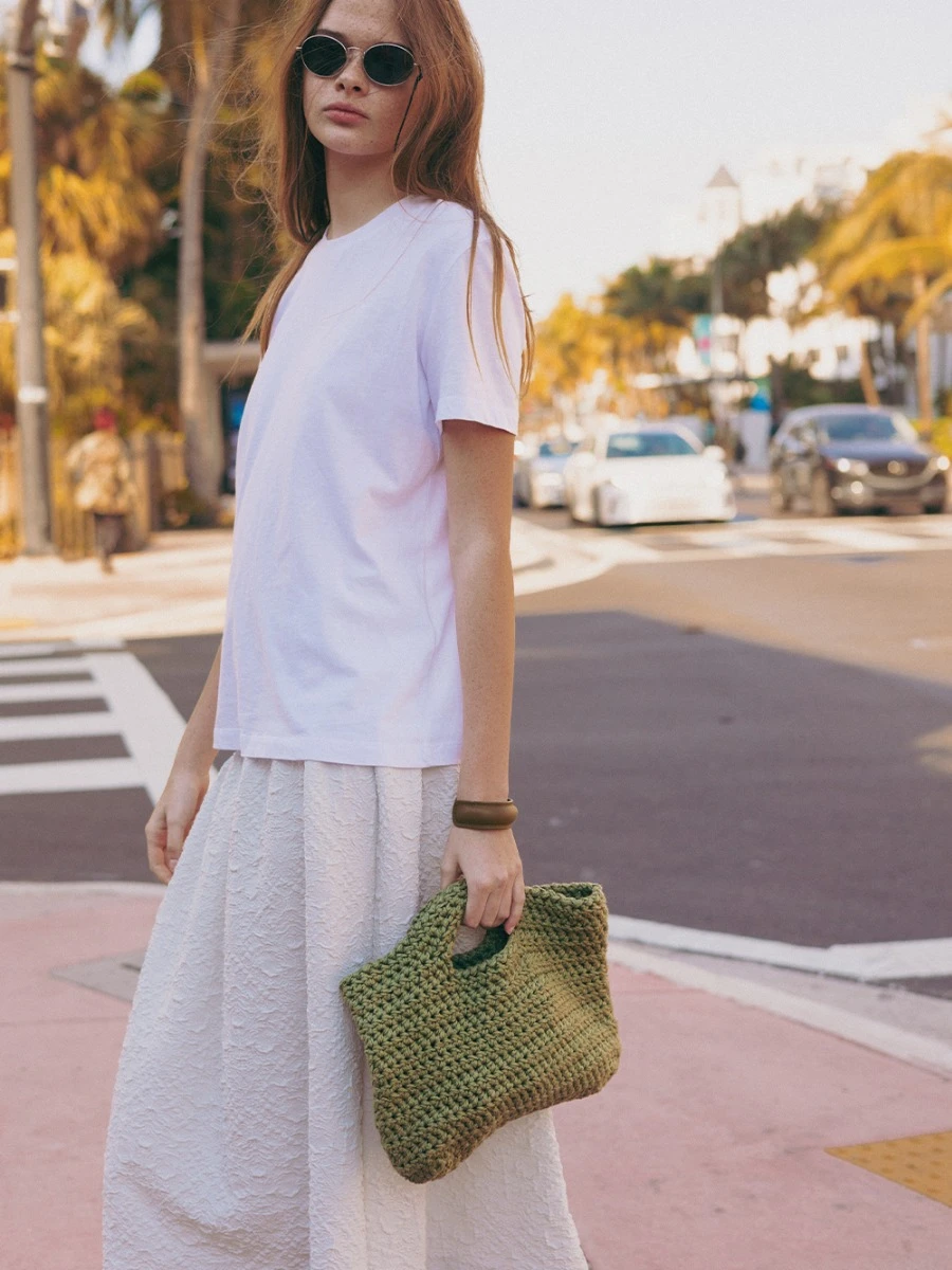 Everyday tote heklet veske gratis strikkeoppskrift