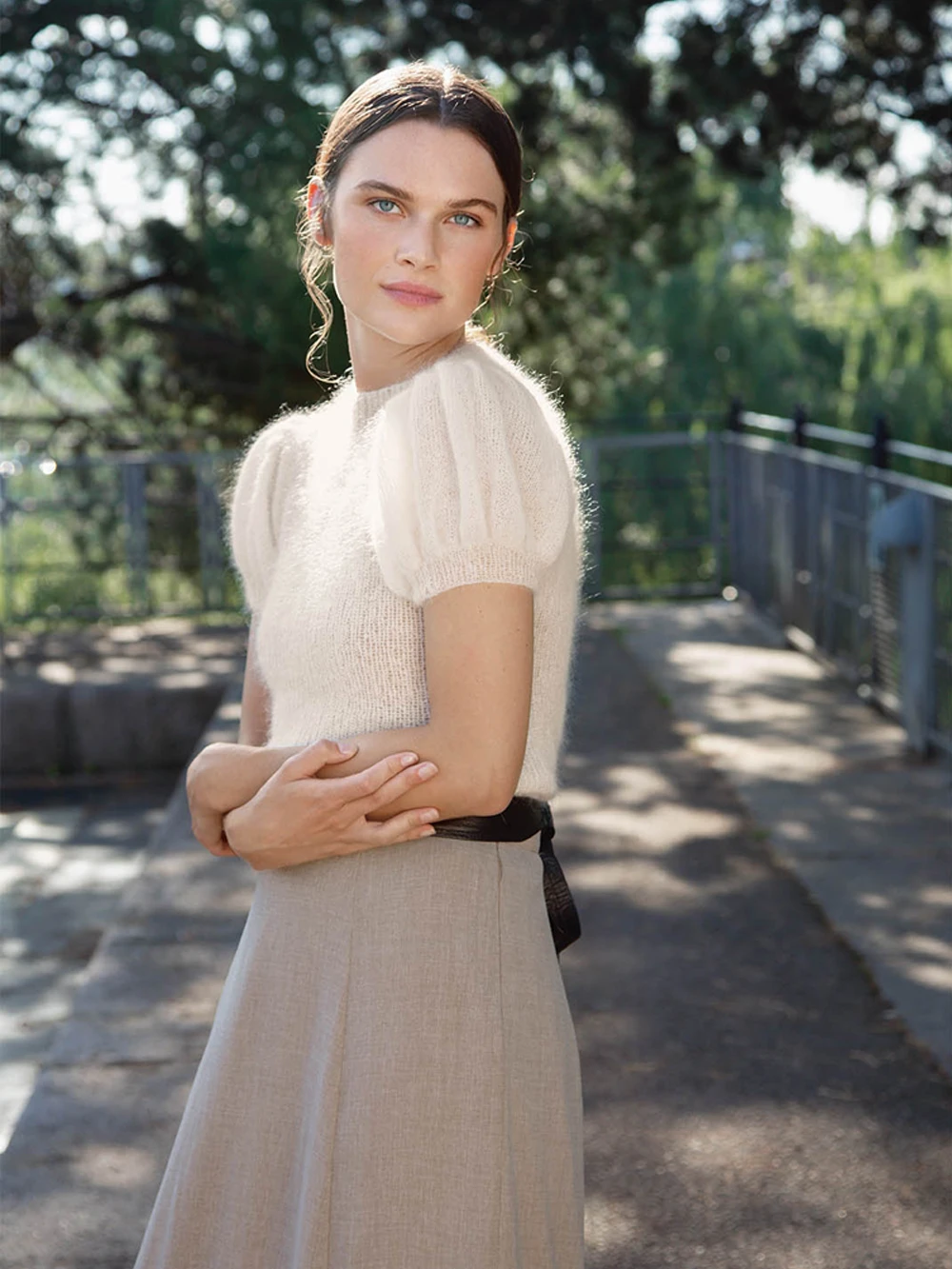 Lucia Short Sleeve gratis strikkeoppskrift