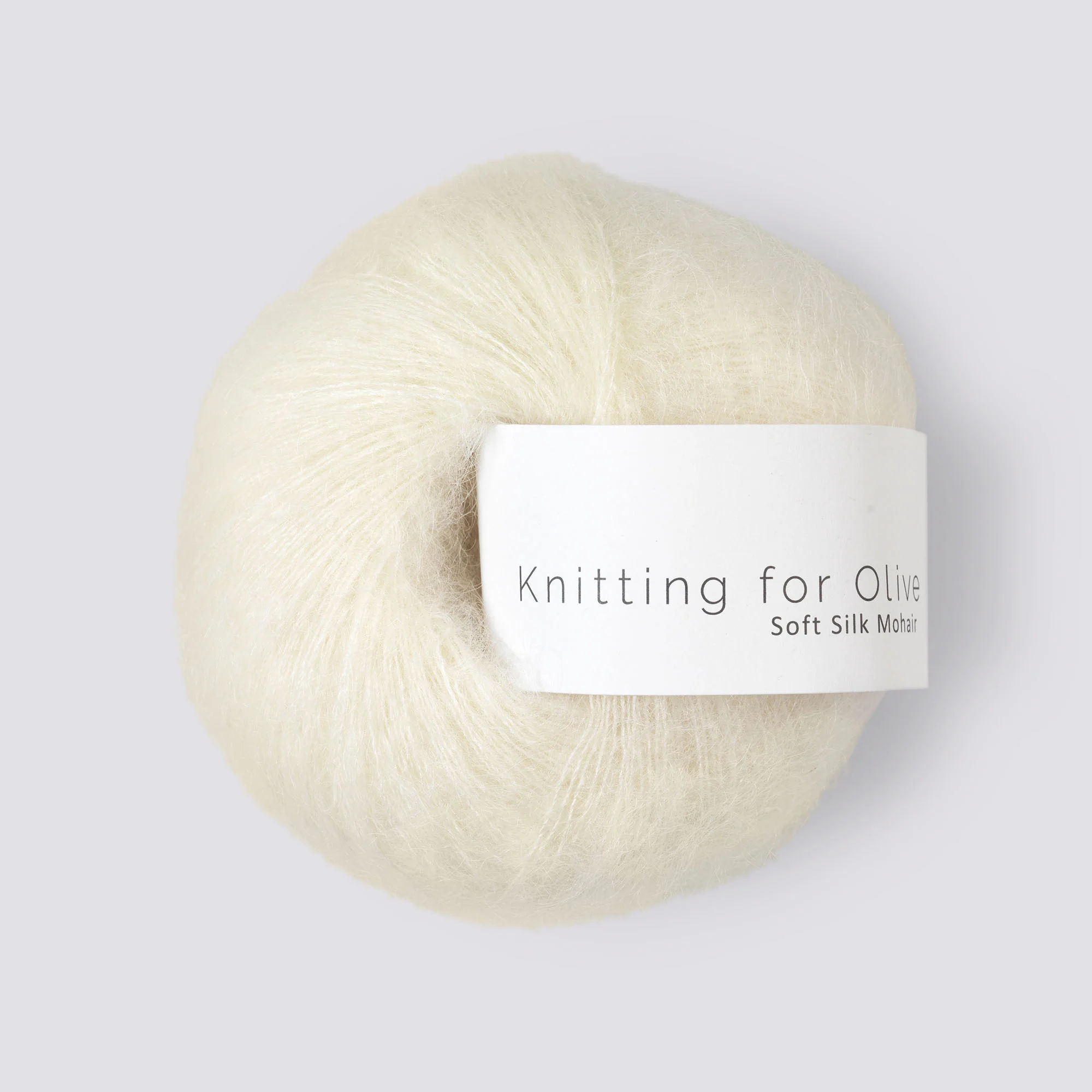 Knitting for Olive Soft Silk Mohair Ufarvet/Undyed