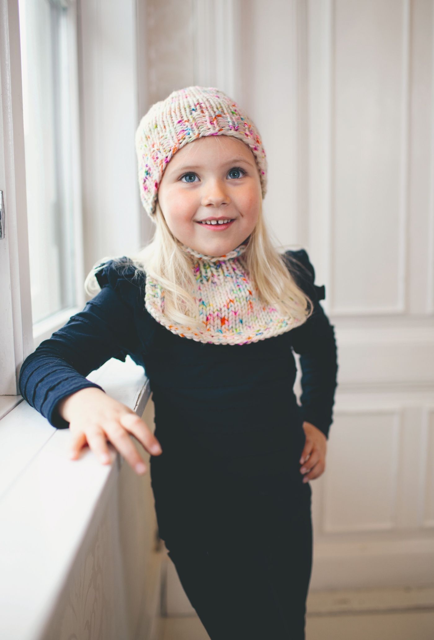 Nr 123 Konfetti Lue/Hals Barn Nr 123 Konfetti Lue/Hals Barn