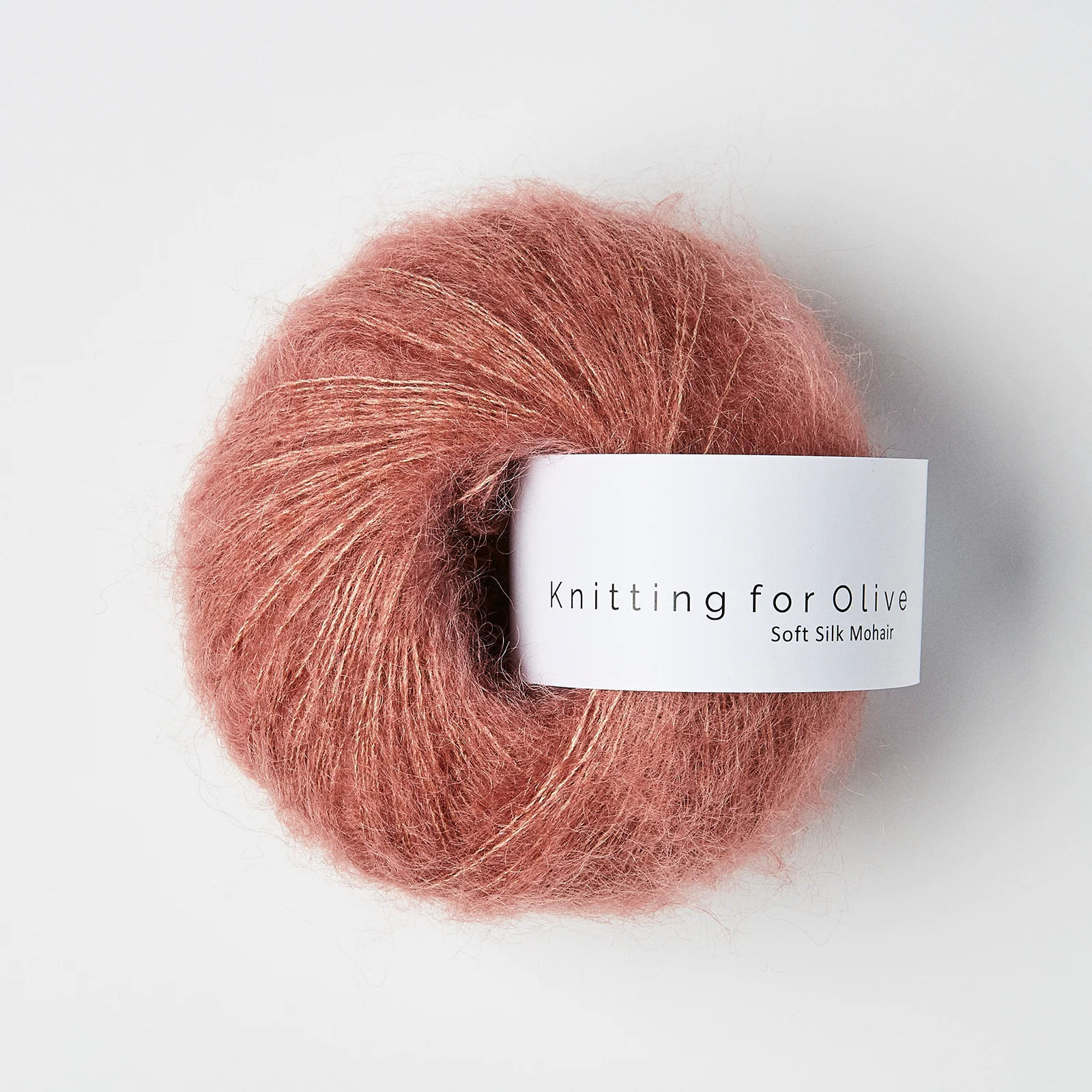 Knitting for Olive Soft Silk Mohair Blommerosa/Plum Rose