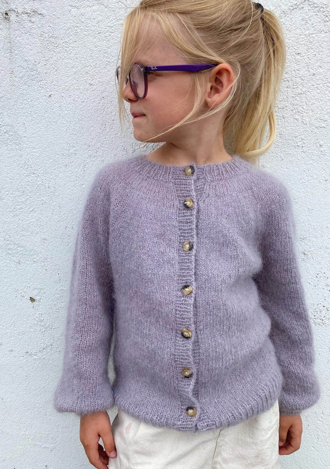 PetiteKnit Novice Cardigan Junior/ Mohair Edition