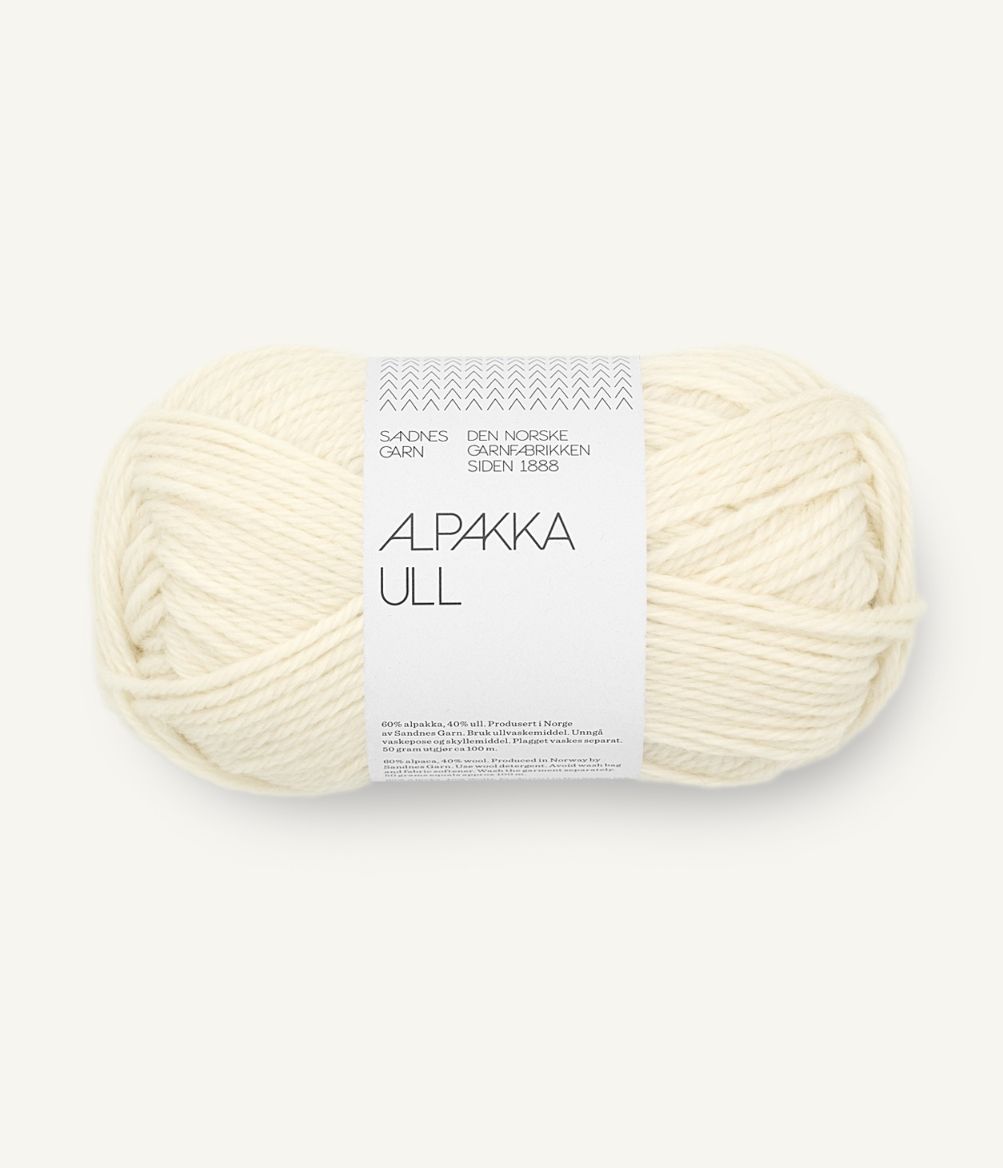 Alpakka Ull 1012 Natur