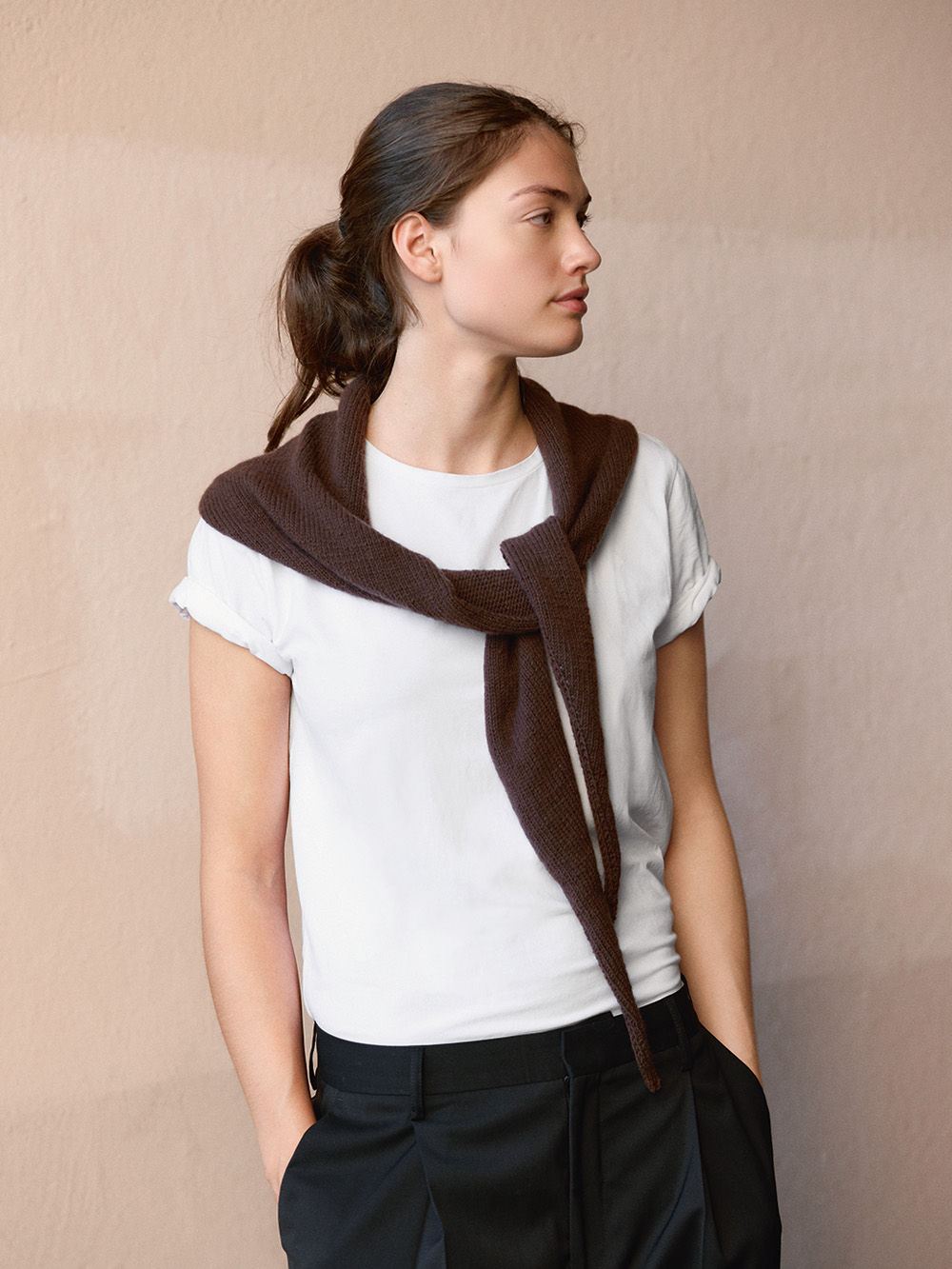 2508 Cashmere 03 Triangle Shawl 2508 Cashmere 03 Triangle Shawl