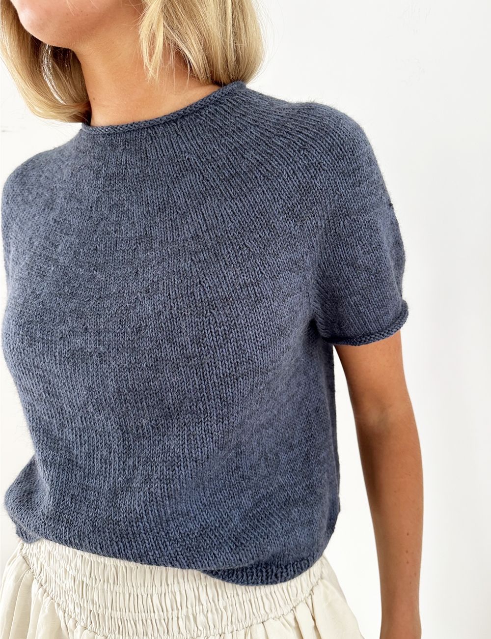 Le Knit Plain Yoke Tee 22