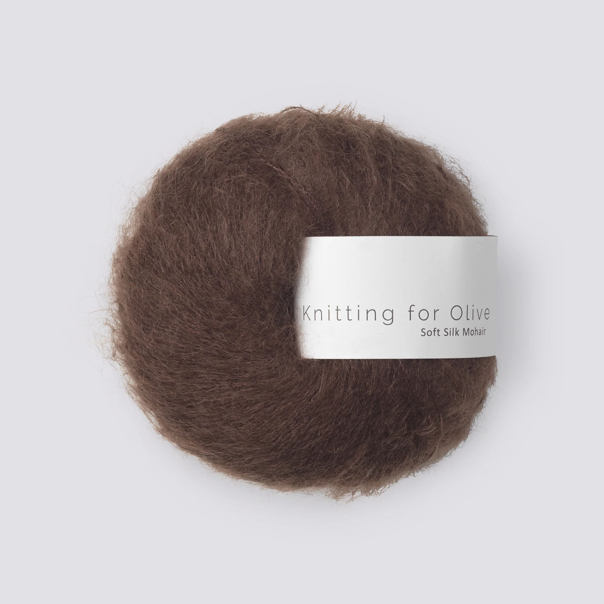 Knitting for Olive Soft Silk Mohair Chokolade/Chocolate
