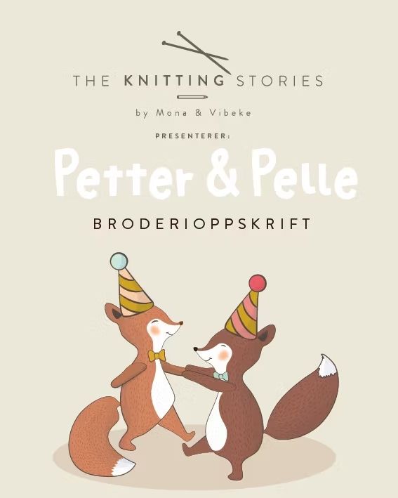 Petter og Pelle broderi - Broderioppskrift