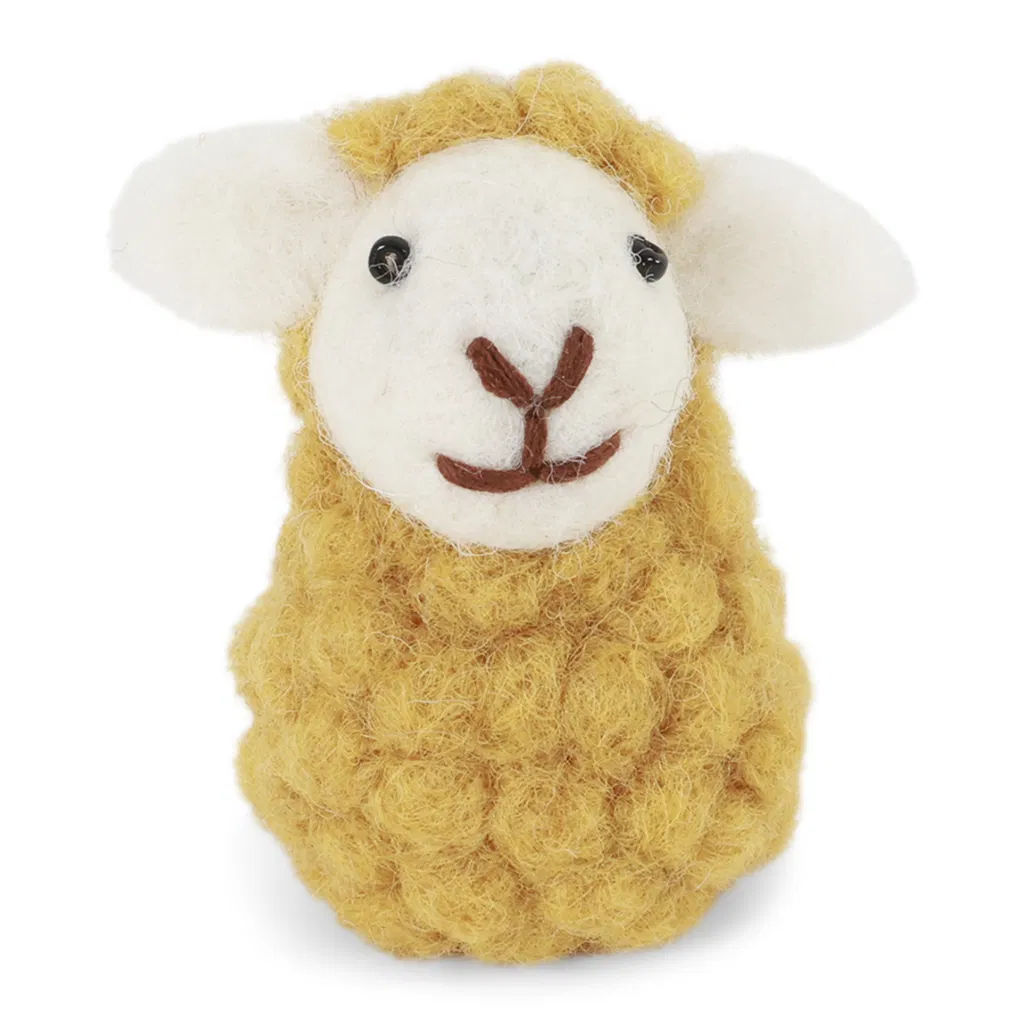 Sitting Sheep - Ochre Sitting Sheep - Ochre