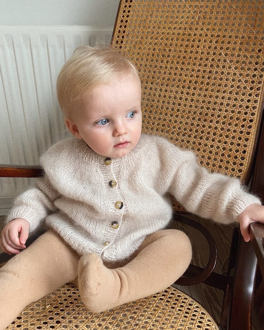 PetiteKnit Novice Cardigan Mini - Mohair Edition