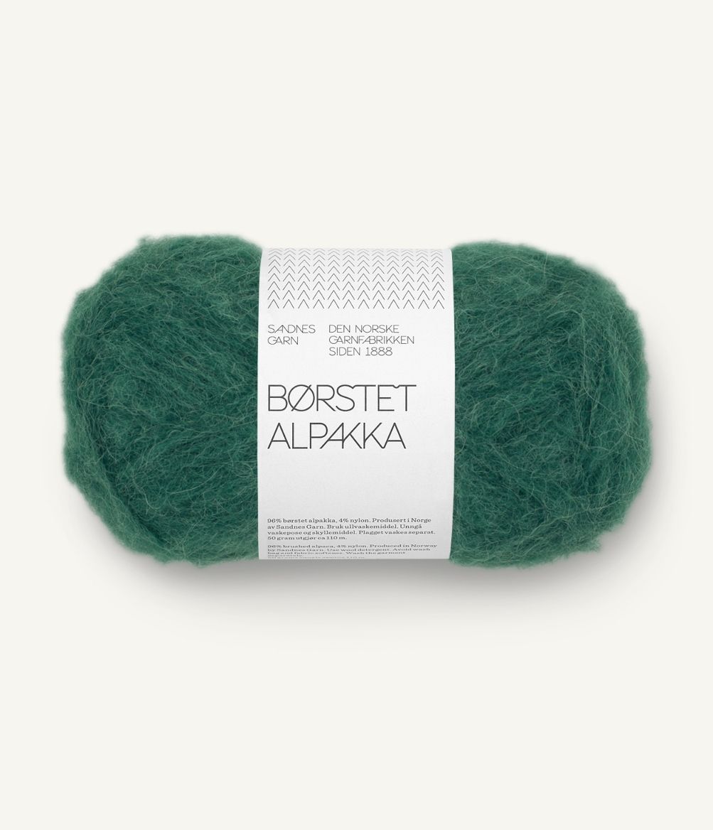Børstet Alpakka 7772 Rain Forrest