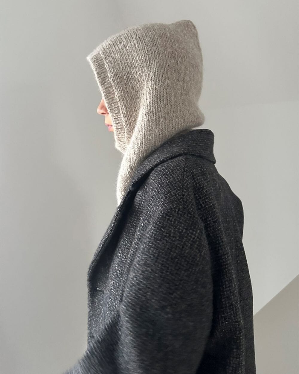Le Knit Heather Hood Le Knit Heather Hood
