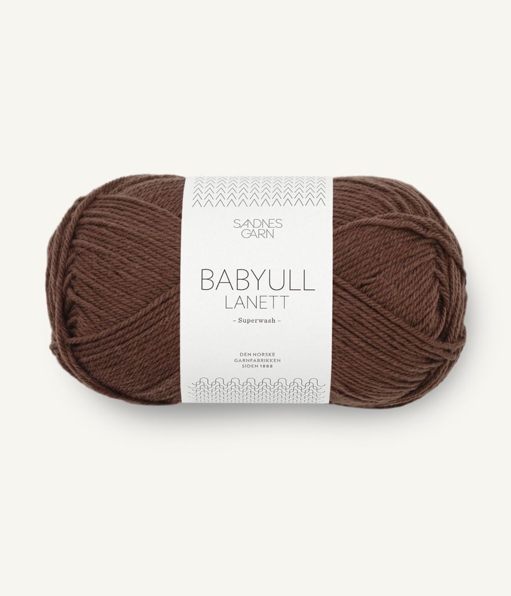 Babyull Lanett 3082 Mørk Brun