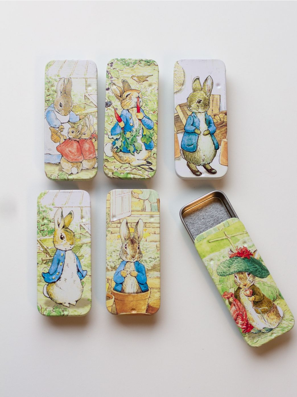 Små metallbokser, Peter Rabbitt