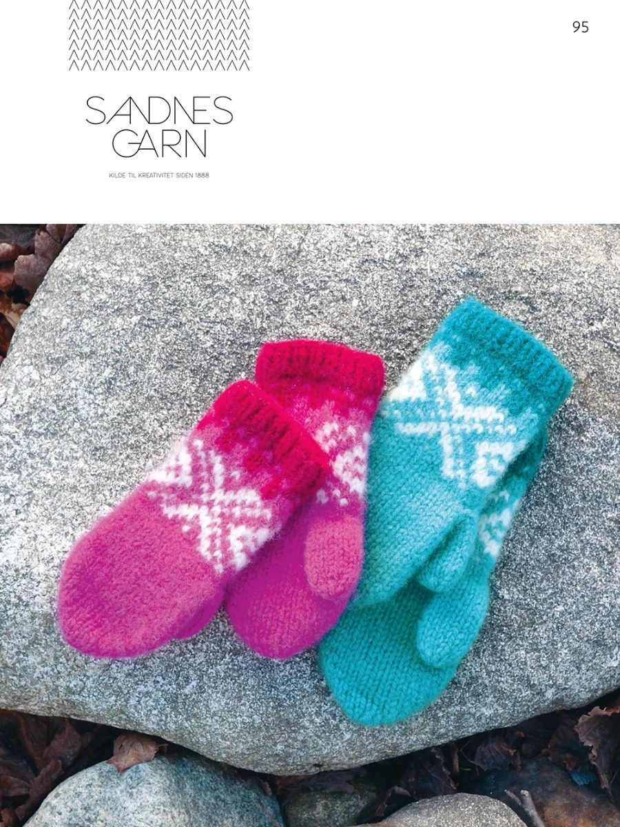 Kits nr 95 Tova Marius Votter Barn - Gratis strikkeoppskrift