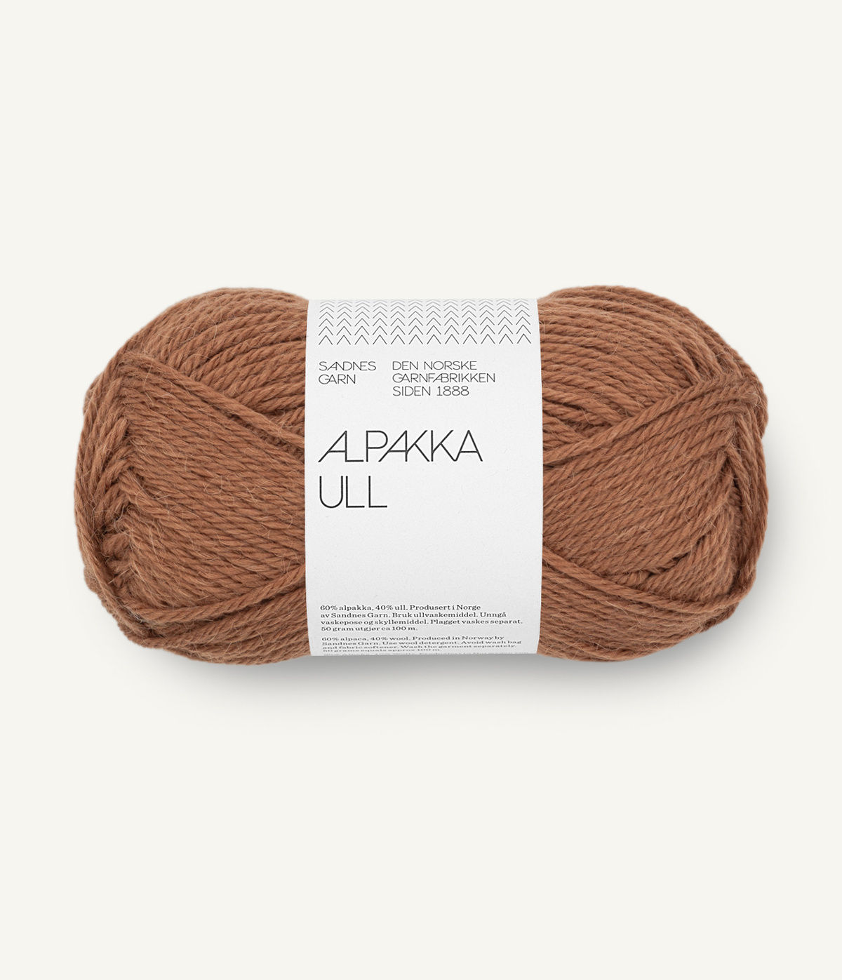 Alpakka Ull 3052 Pecan Brown