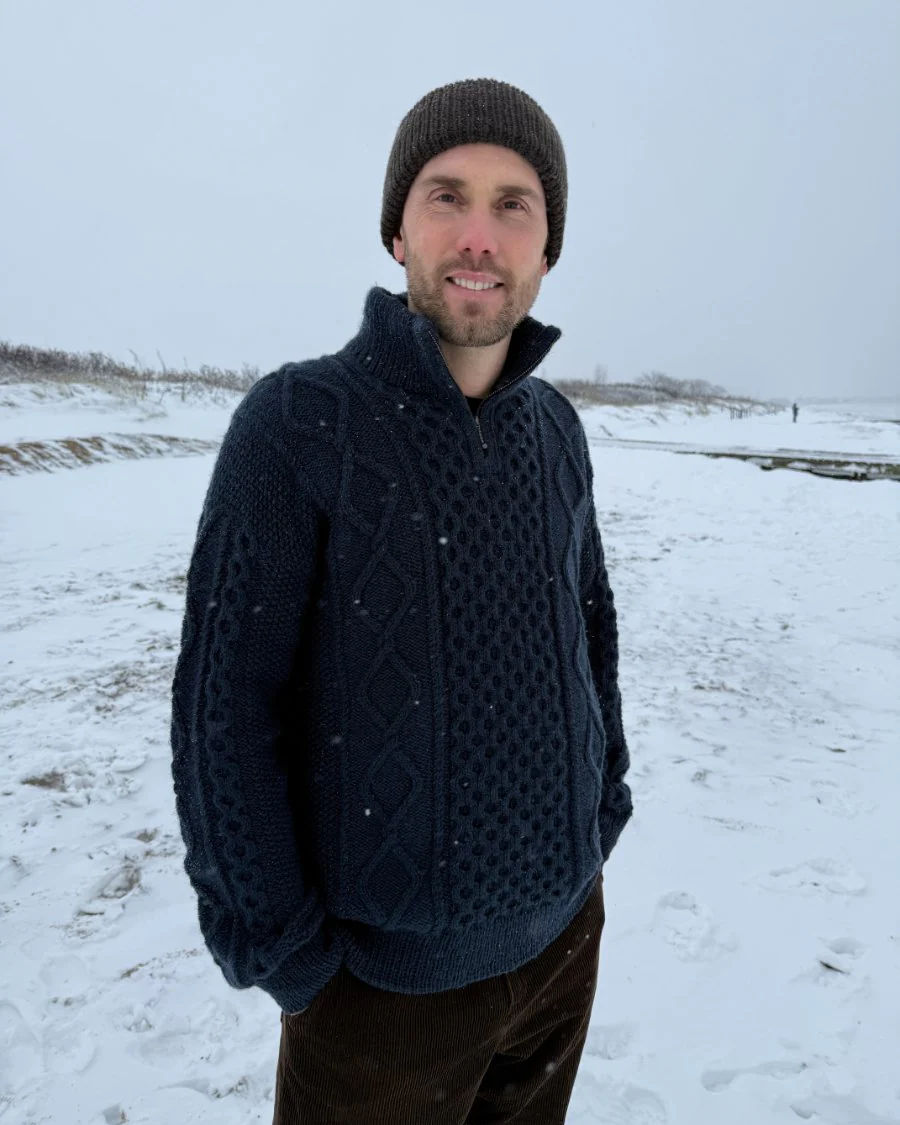 PetiteKnit Dagmar Zipper Sweater Man PetiteKnit Dagmar Zipper Sweater Man