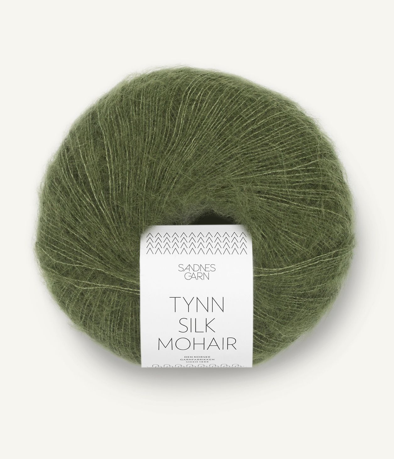 Tynn Silk Mohair  9062 Olivengrønn