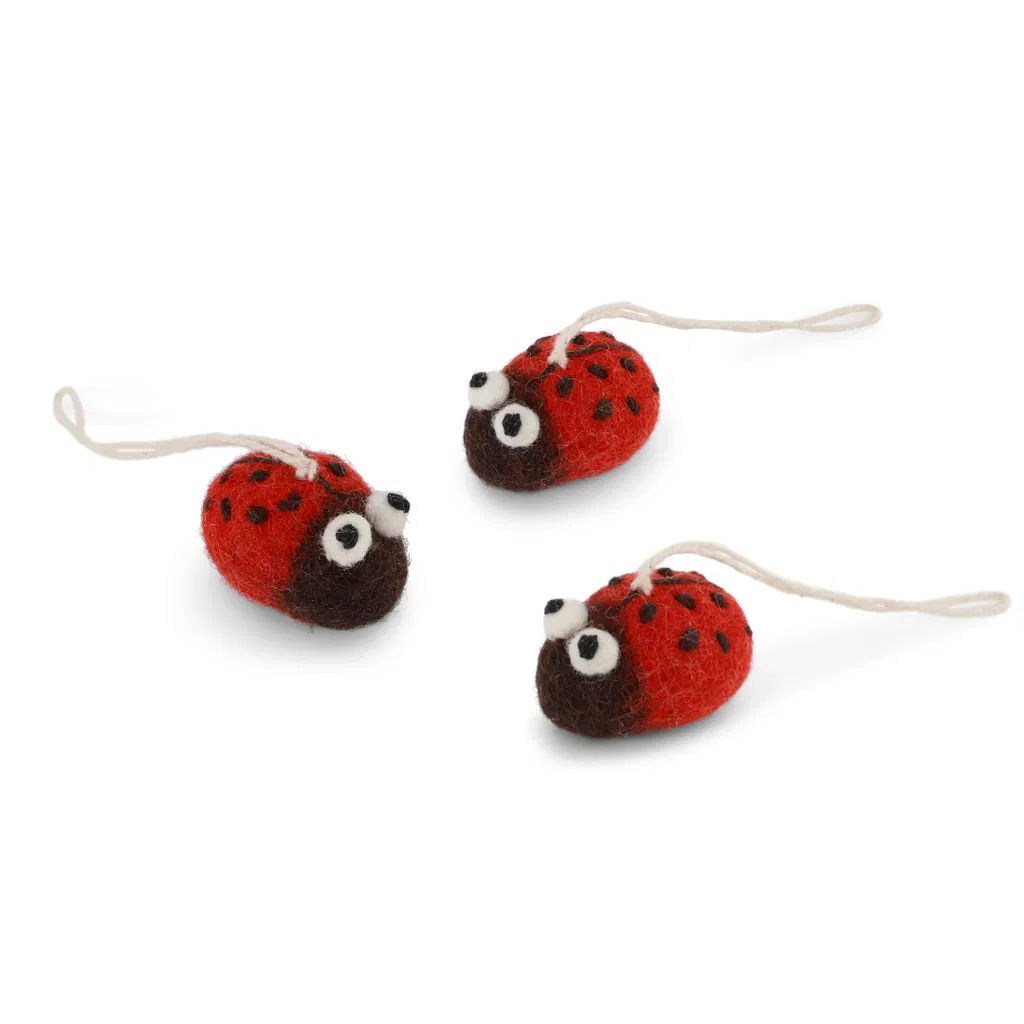 Ladybugs - Red - Set of 3 Ladybugs - Red - Set of 3