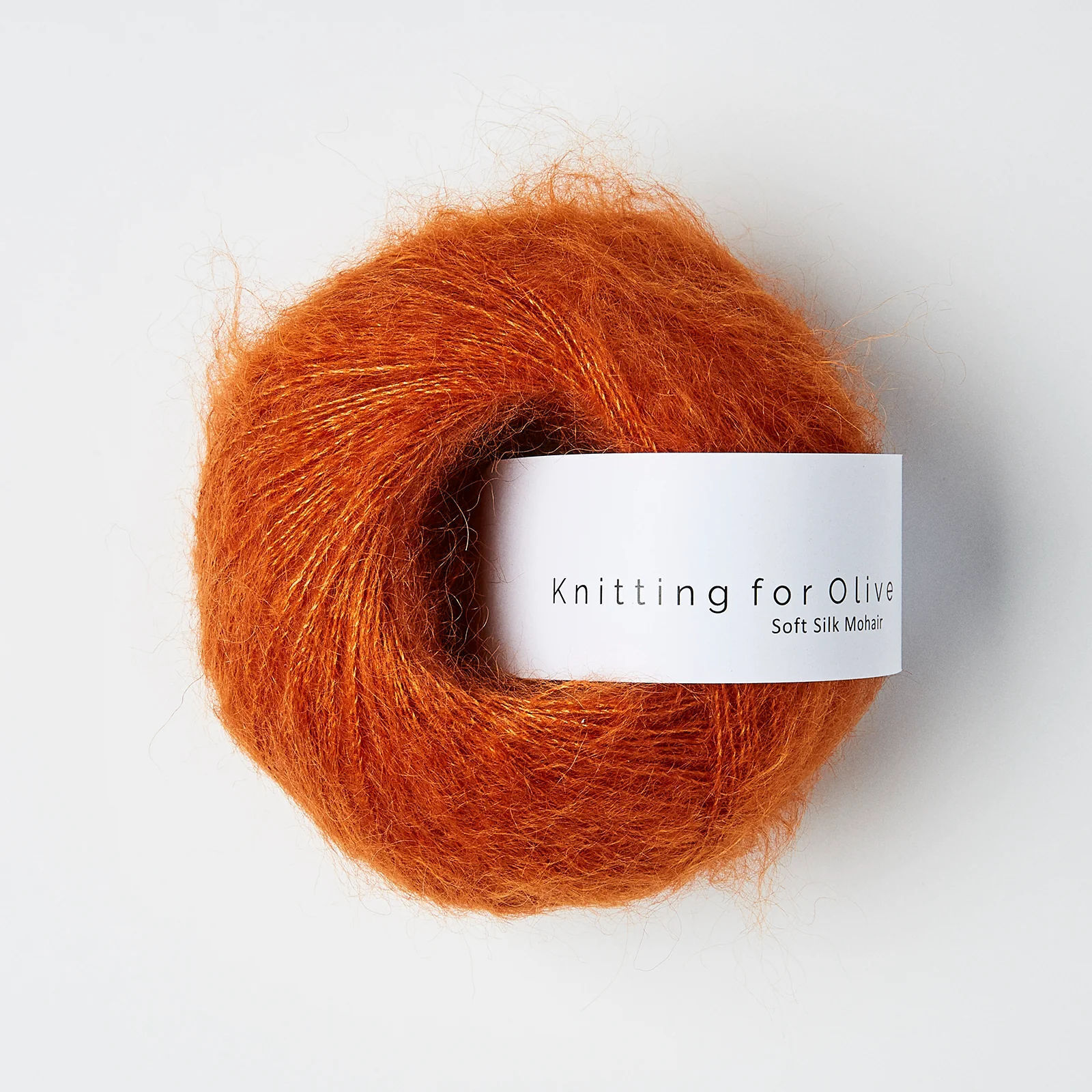 Knitting for Olive Soft Silk Mohair Brændtappelsin/Burnt Orange