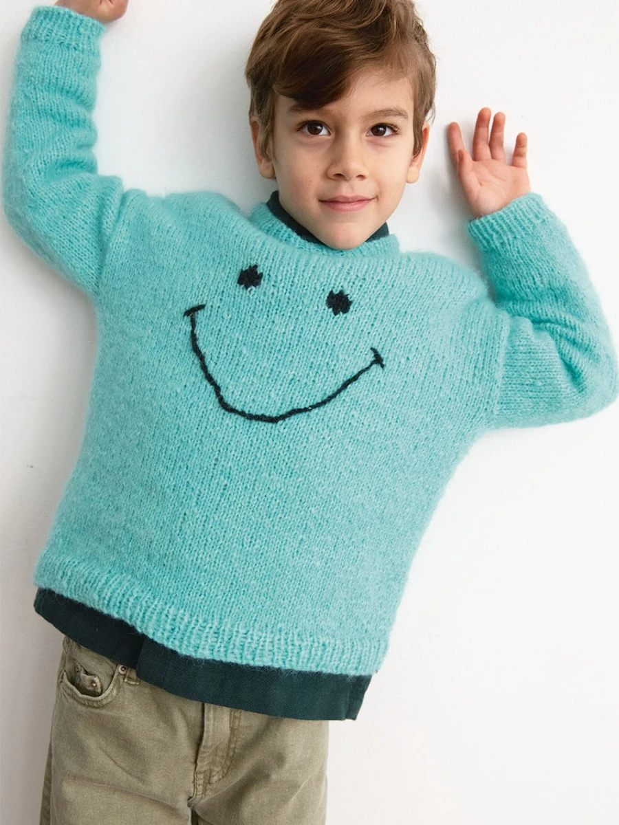 Big smiley genser Big smiley genser