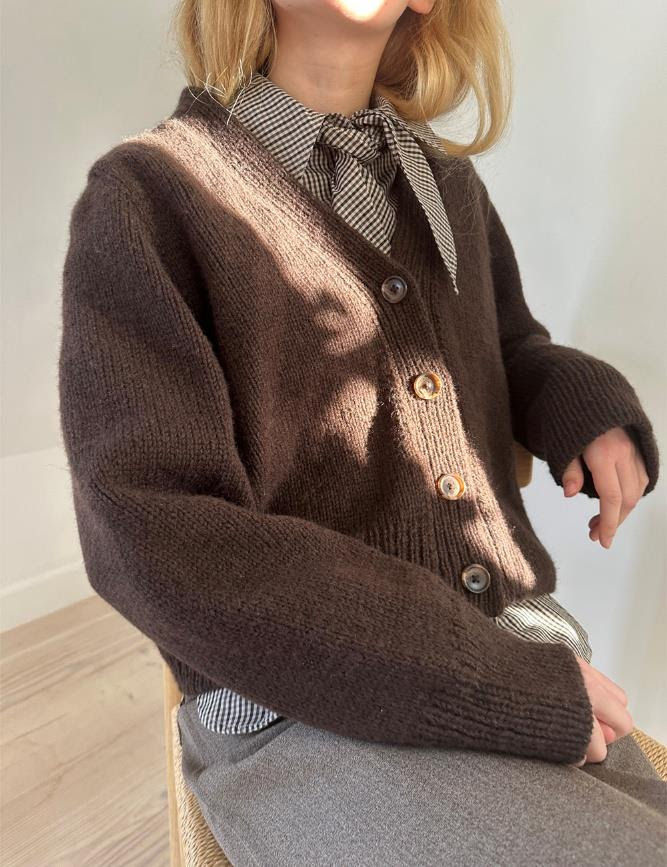 Le Knit Chunky Mouline Cardigan Le Knit Chunky Mouline Cardigan