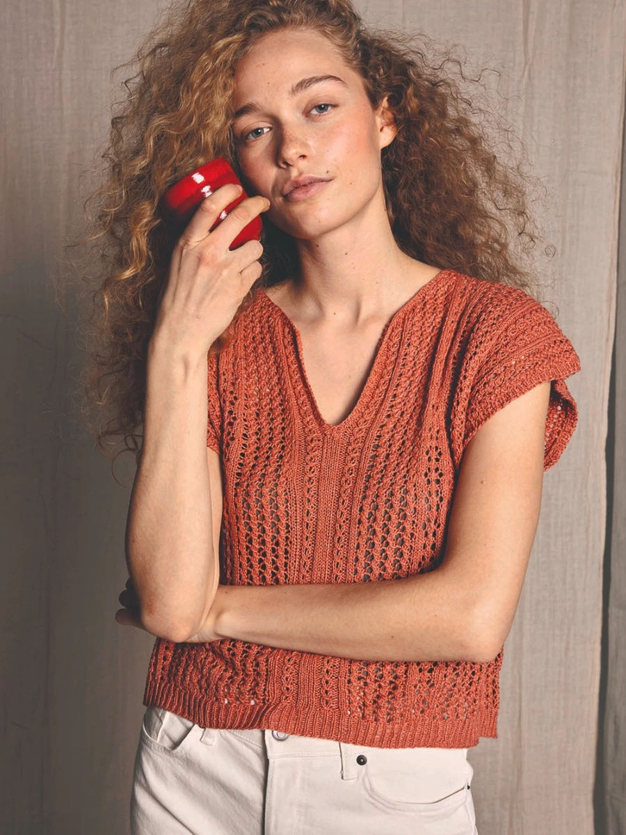 April Topp - Gratis strikkeoppskrift