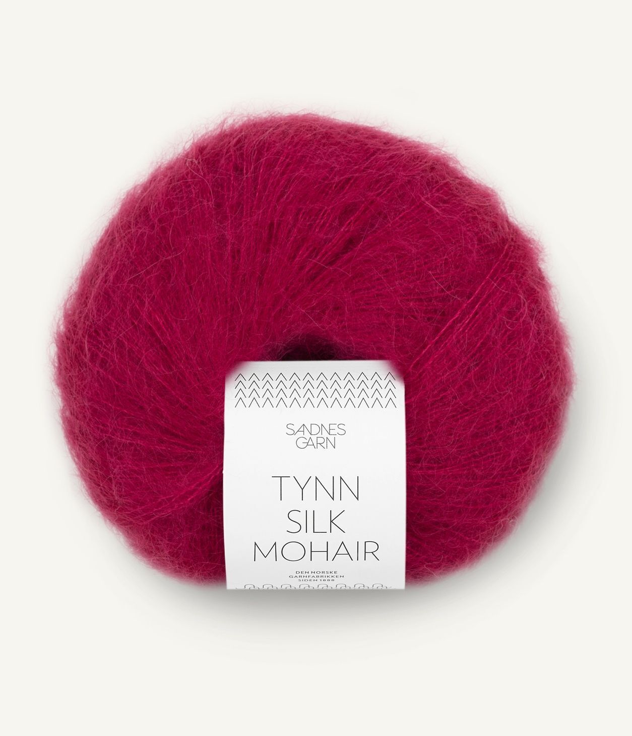 Tynn Silk Mohair  4255 Rumba Red