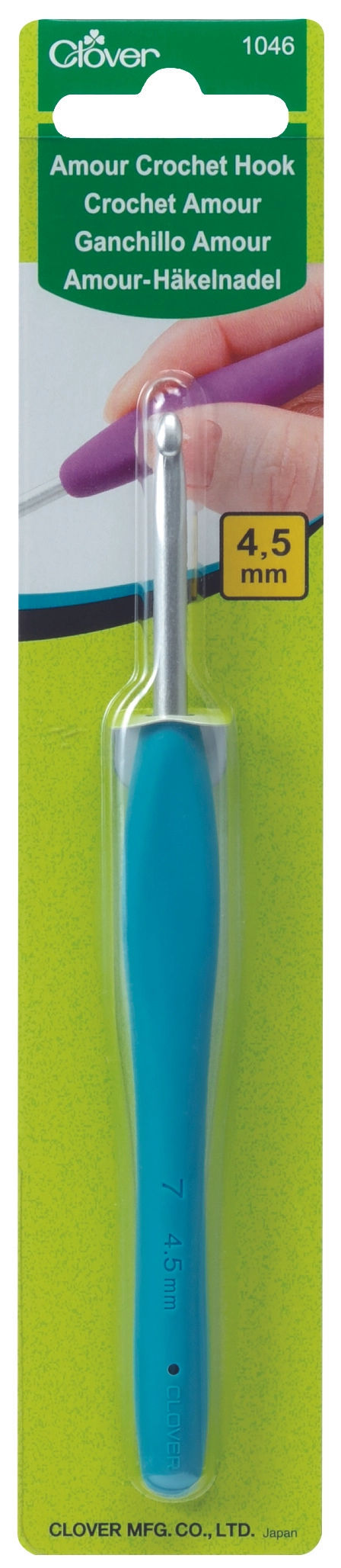 Clover Amour Chrochet Hook 4,5 mm Clover Amour Chrochet Hook 4,5 mm