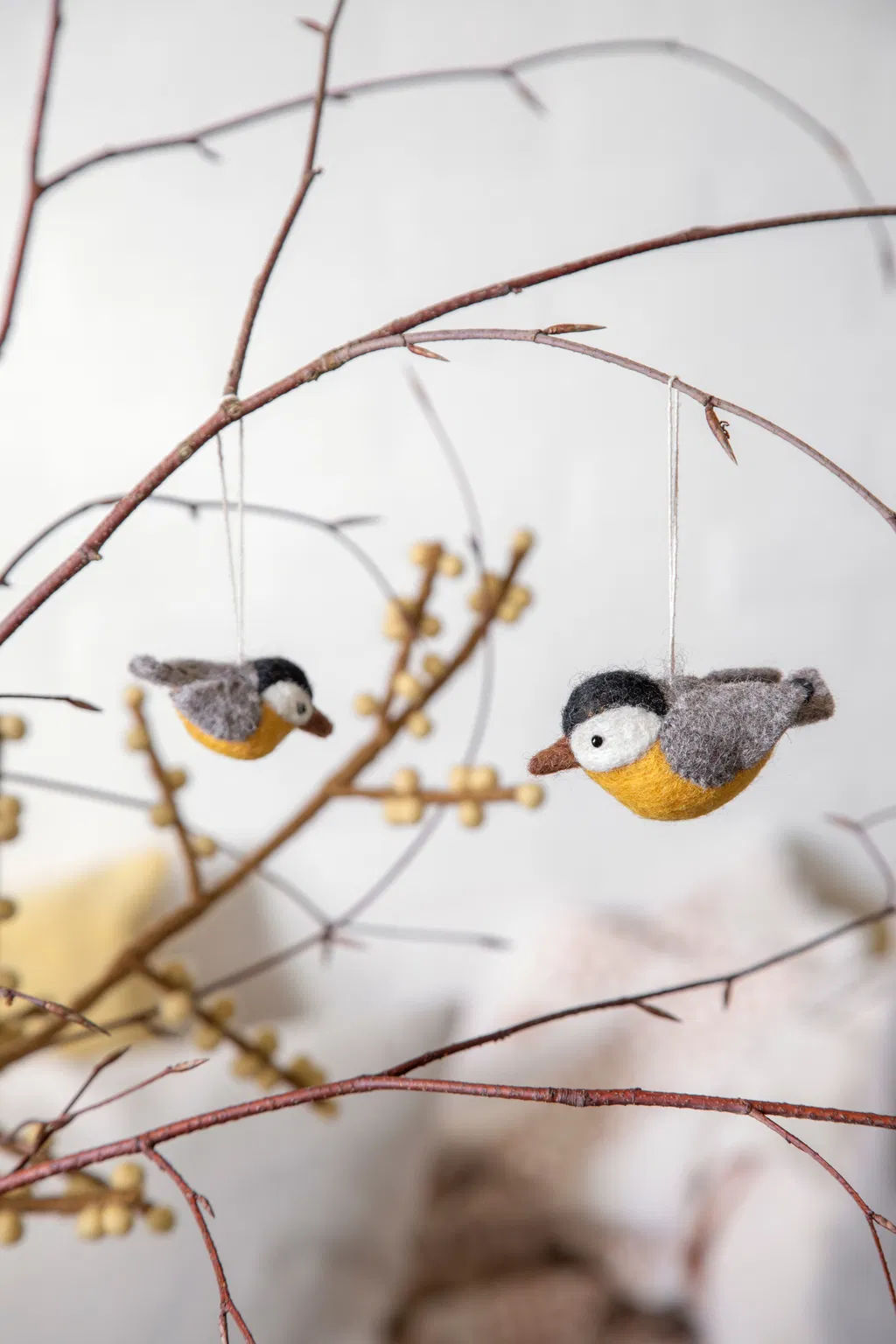 Bird - Yellow - Set of 2 Bird - Yellow - Set of 2