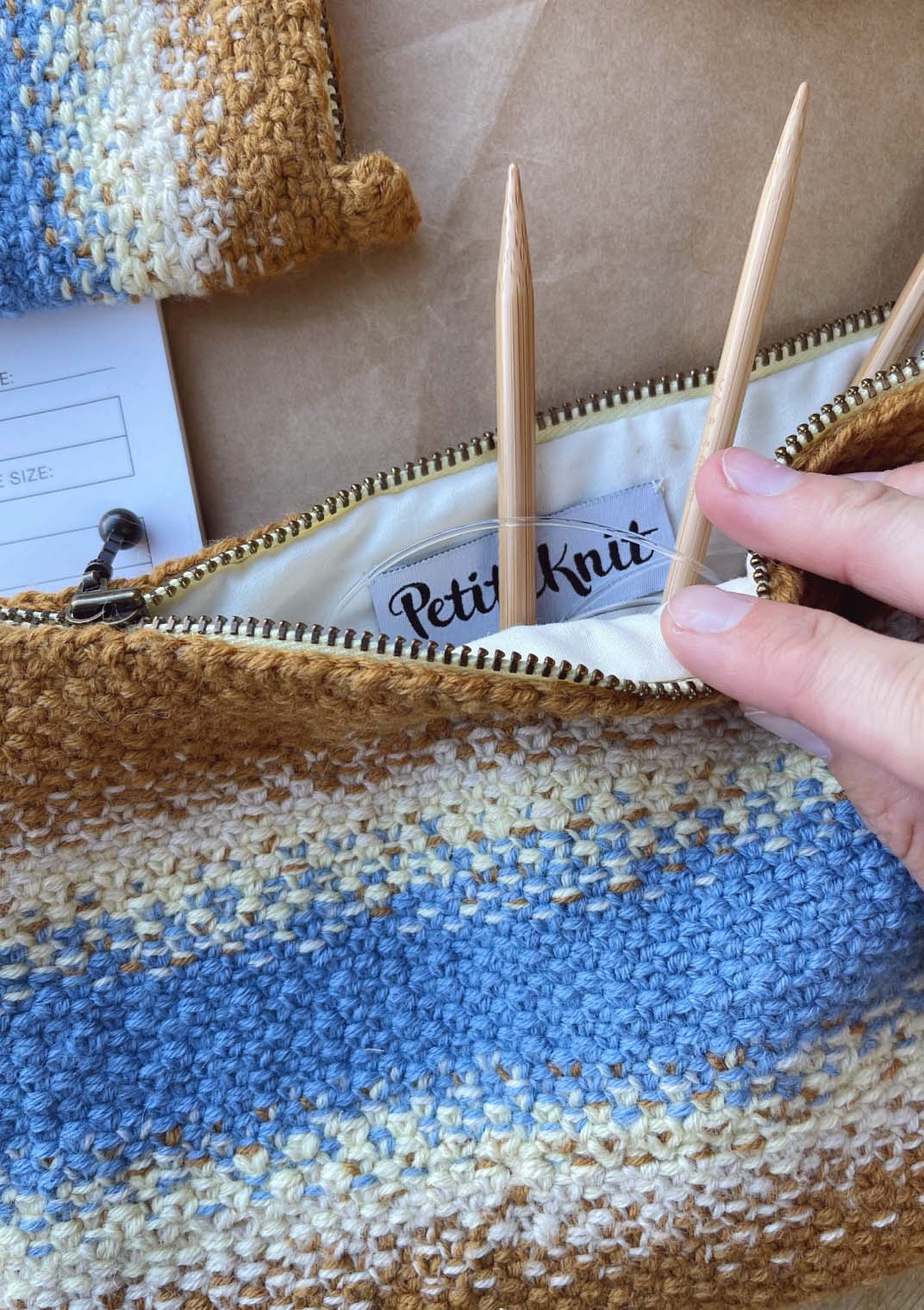 PetiteKnit Technicolor Purse PetiteKnit Technicolor Purse