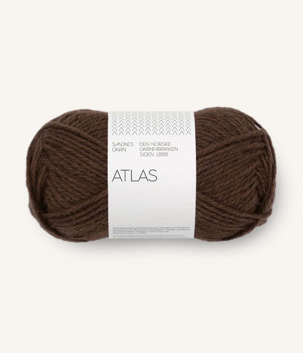 Atlas 3591 Mørk brunmelert