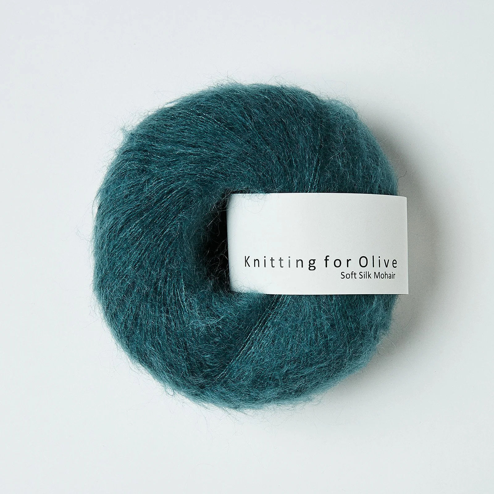 Knitting for Olive Soft Silk Mohair Petroleumsgrøn/Petroleum Green