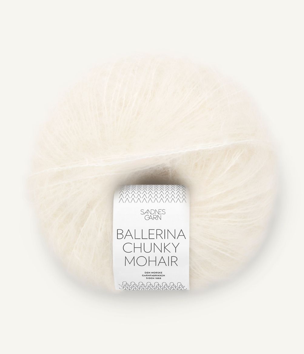 Ballerina Chunky Mohair True White
