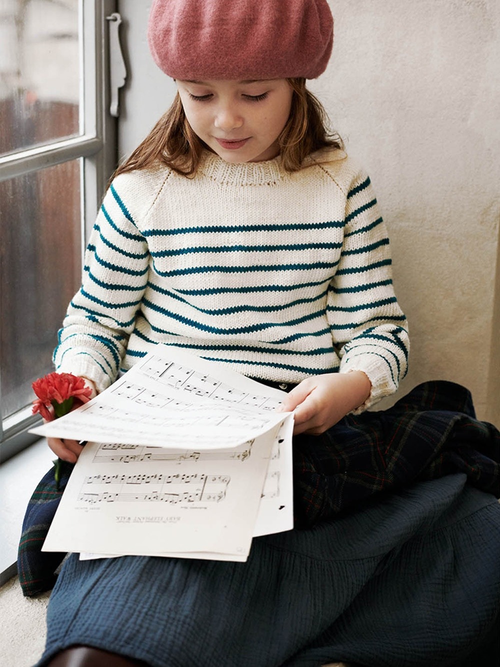 Stripete genser gratis strikkeoppskrift Stripete genser gratis strikkeoppskrift