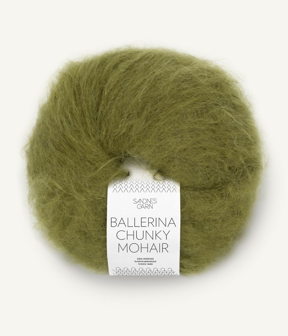 Ballerina Chunky Mohair 9563 Moss green