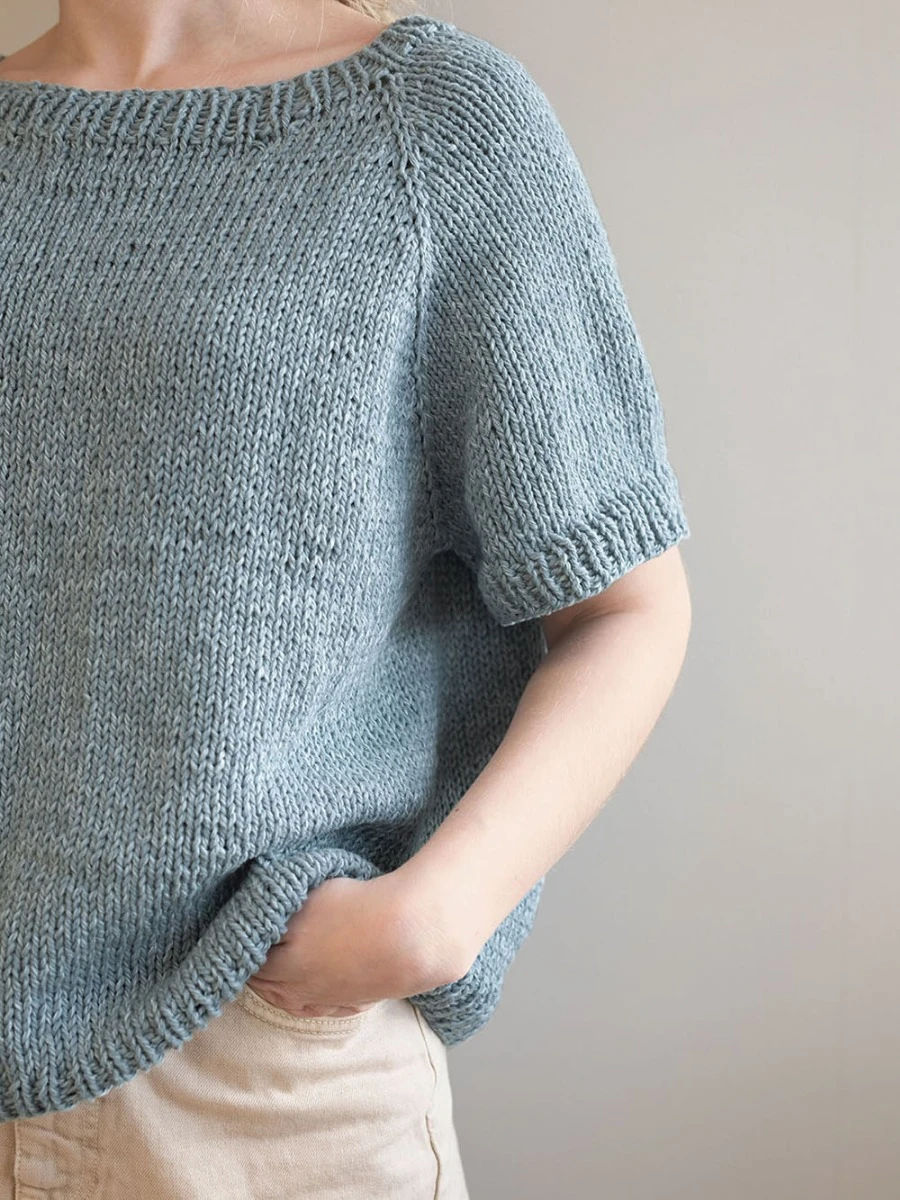 Florina Tee - Gratis strikkeoppskrift