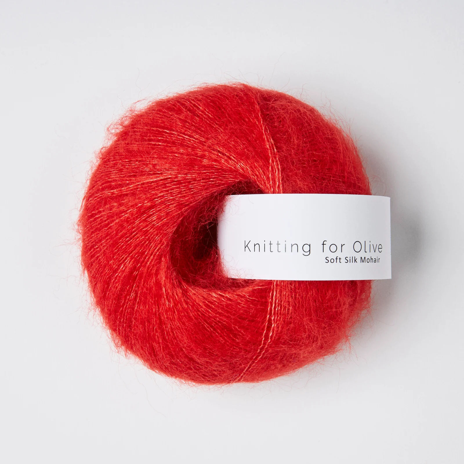 Knitting for Olive Soft Silk Mohair Ribsrød/Red Currant