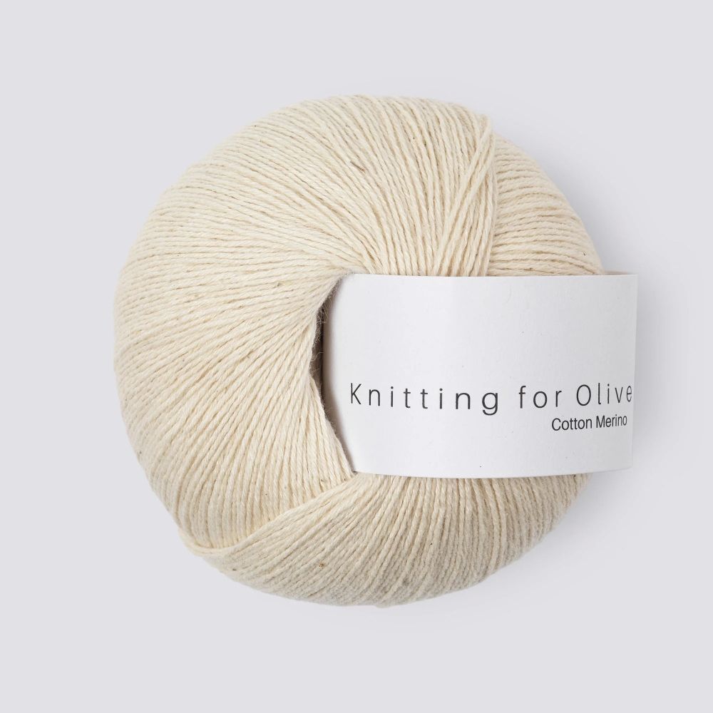 Knitting for Olive Cotton Merino Undyed / Ufarvet