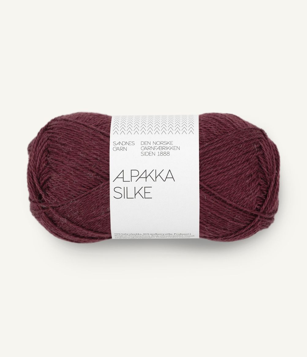 Alpakka Silke 4372 Burgundy Alpakka Silke 4372 Burgundy