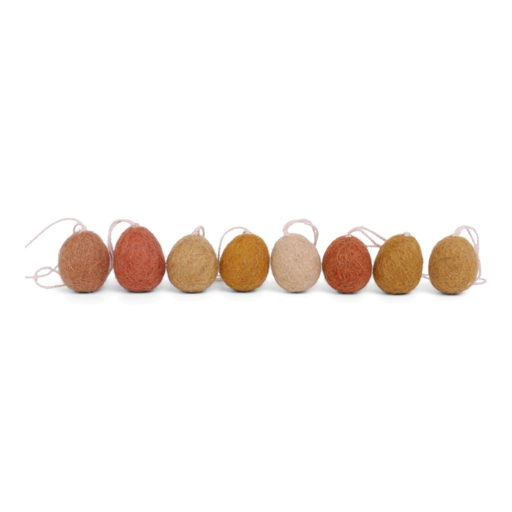 Mini Egg – Gul – Sett med 8