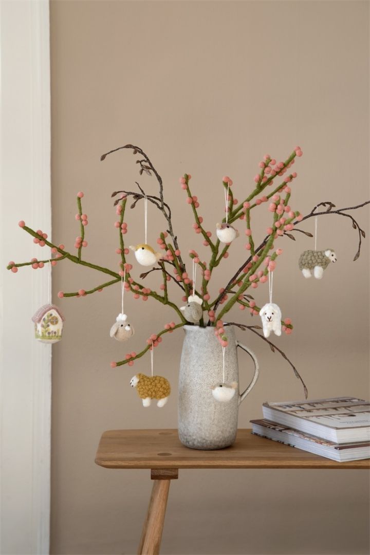 Birds - Ochre, Lavender & Green - Set of 3