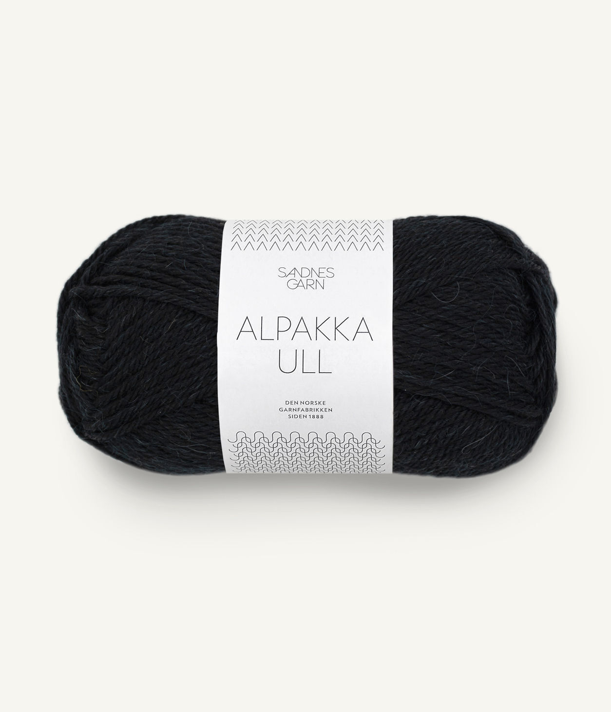 Alpakka Ull 1099 Sort