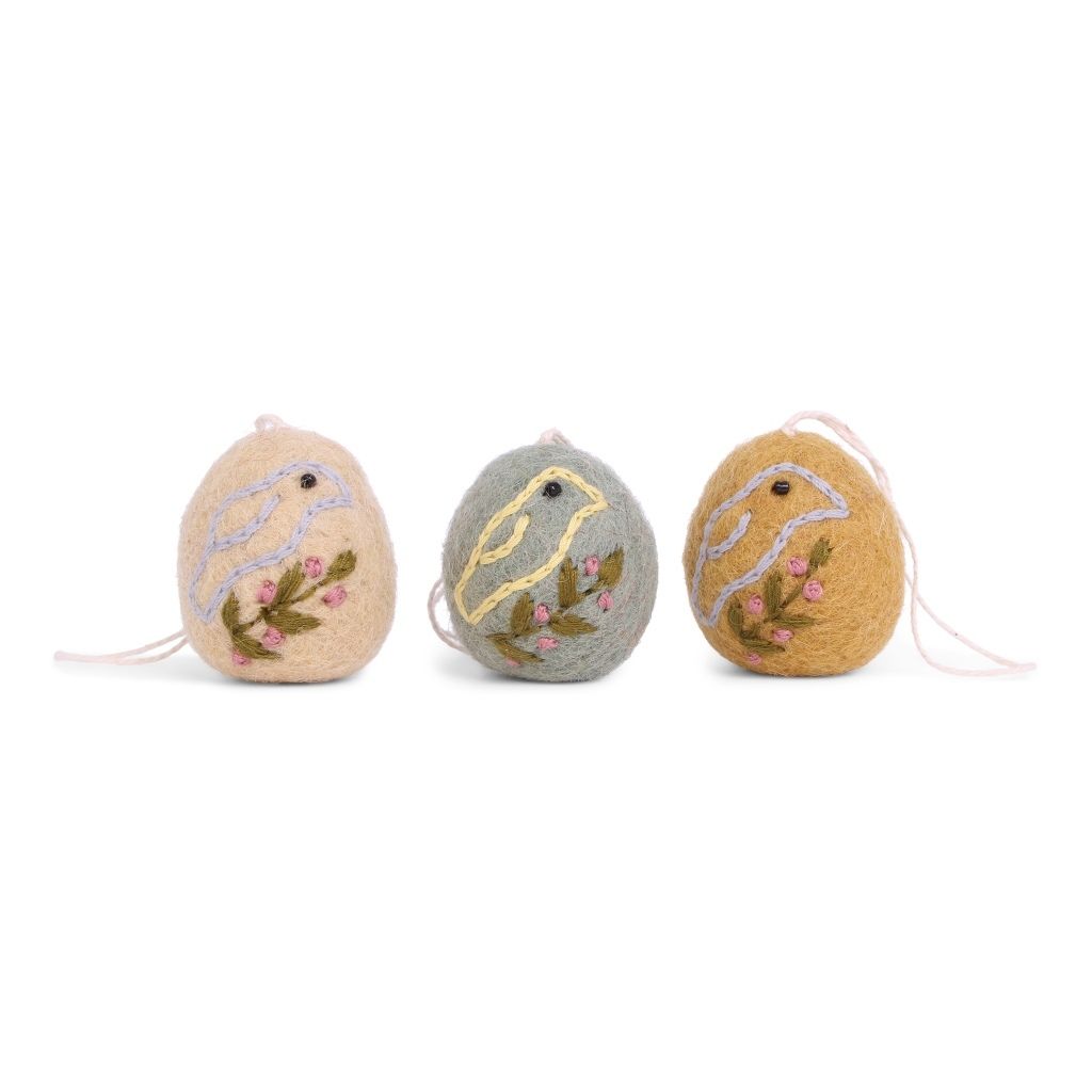 Eggfugl – Sett med 3