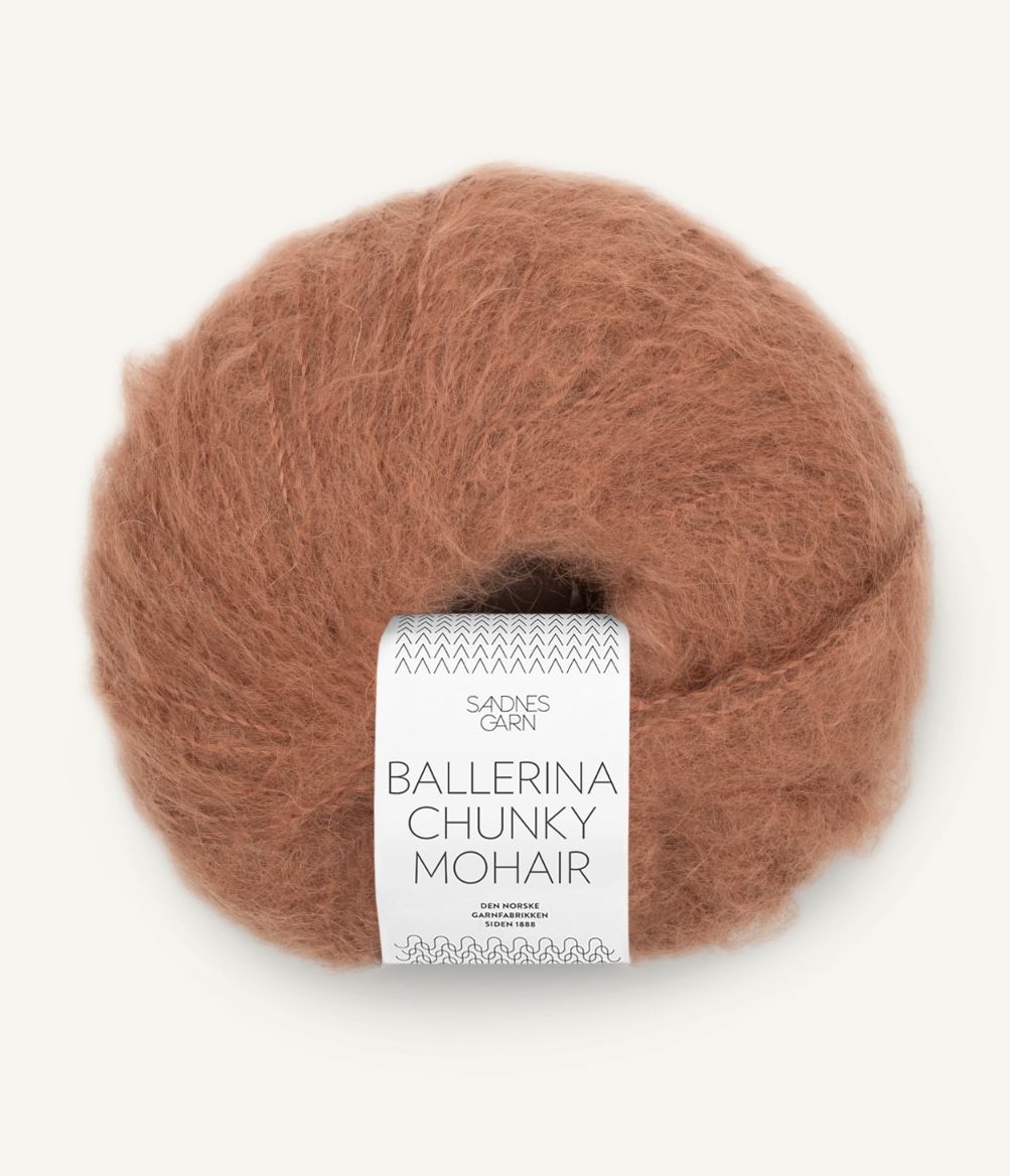 Ballerina Chunky Mohair 3342 Mocha Mousse