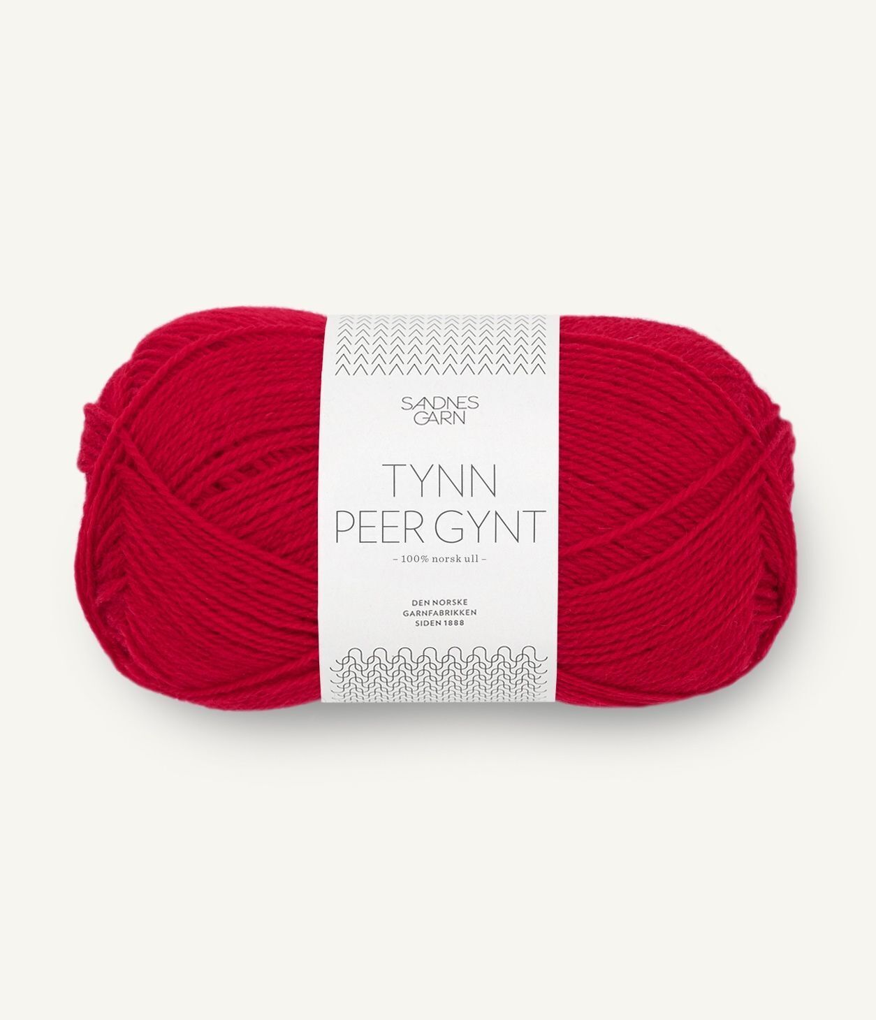 Tynn Peer Gynt 4219 Mørk rød
