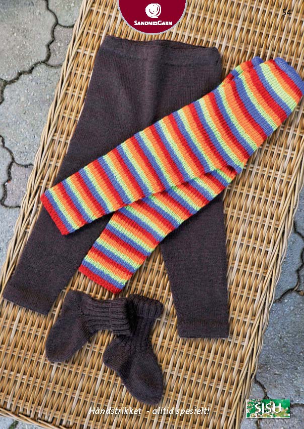 Kits nr 54 Strikkebukser og Strømper Sisu Kits nr 54 Strikkebukser og Strømper Sisu