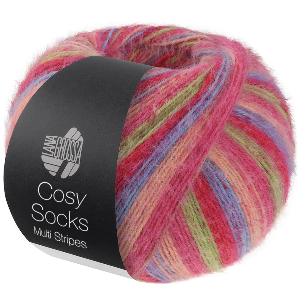 Cosy Socks Multi Stipes Rosa Cosy Socks Multi Stipes Rosa
