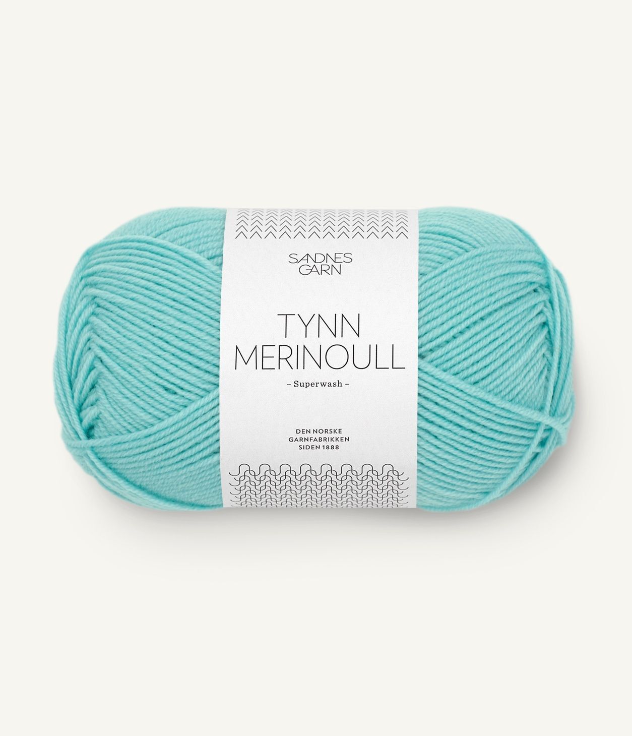 Tynn Merinoull 7213 Blå Turkis