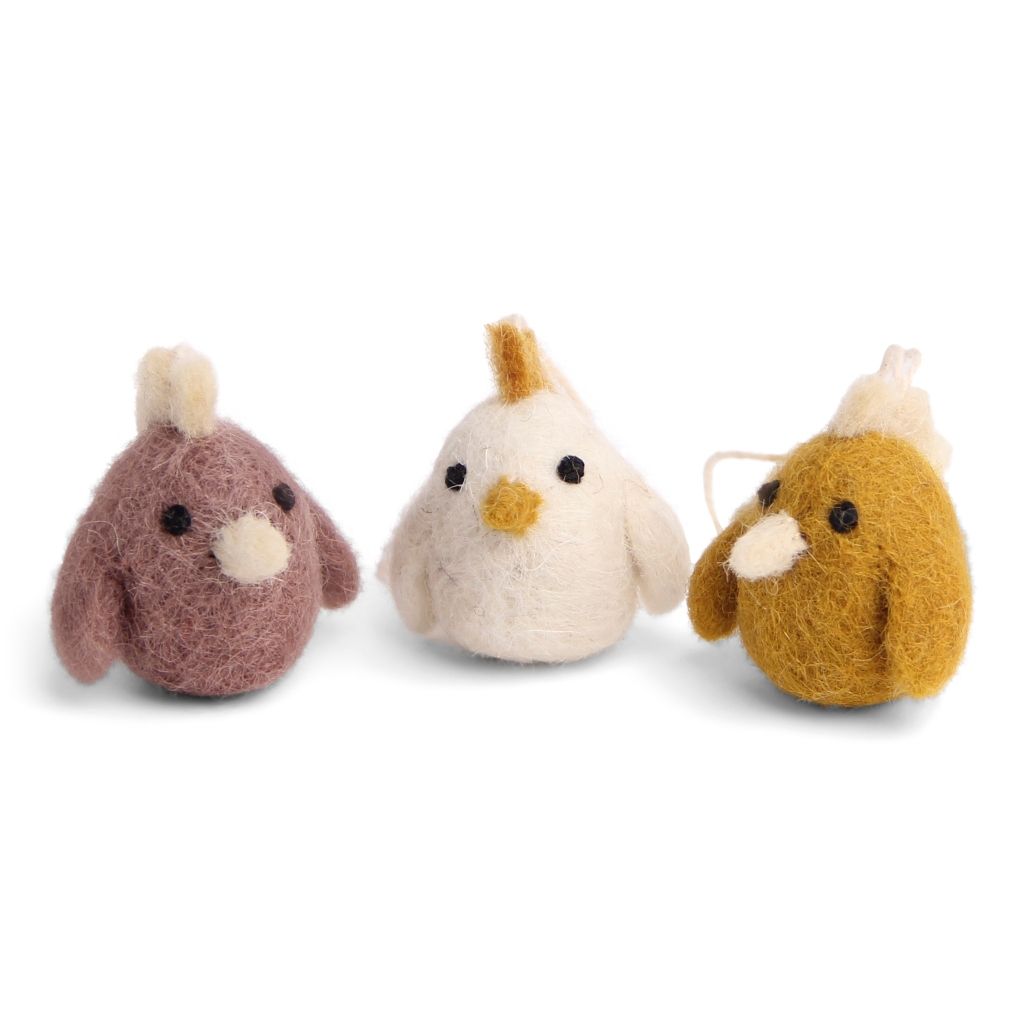 Mini Roosters - set of 3