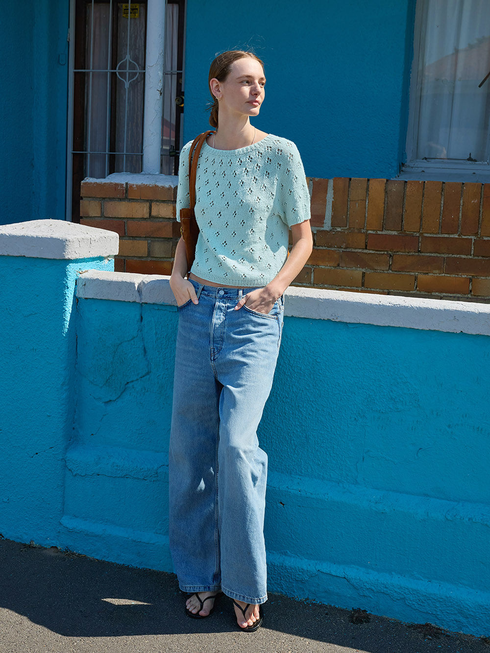 2604 Sommerstrikk 02 Elodie Tee